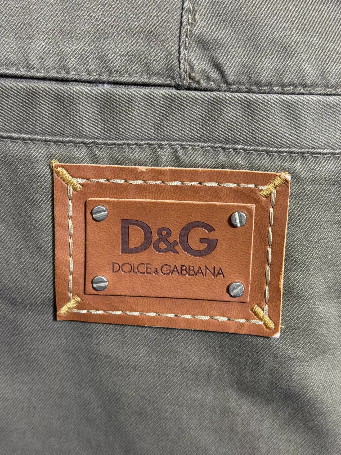 Dolce & Gabbana DG Khaki Slim Cargo Pants 54 Size US 38 / EU 54 - 7 Thumbnail
