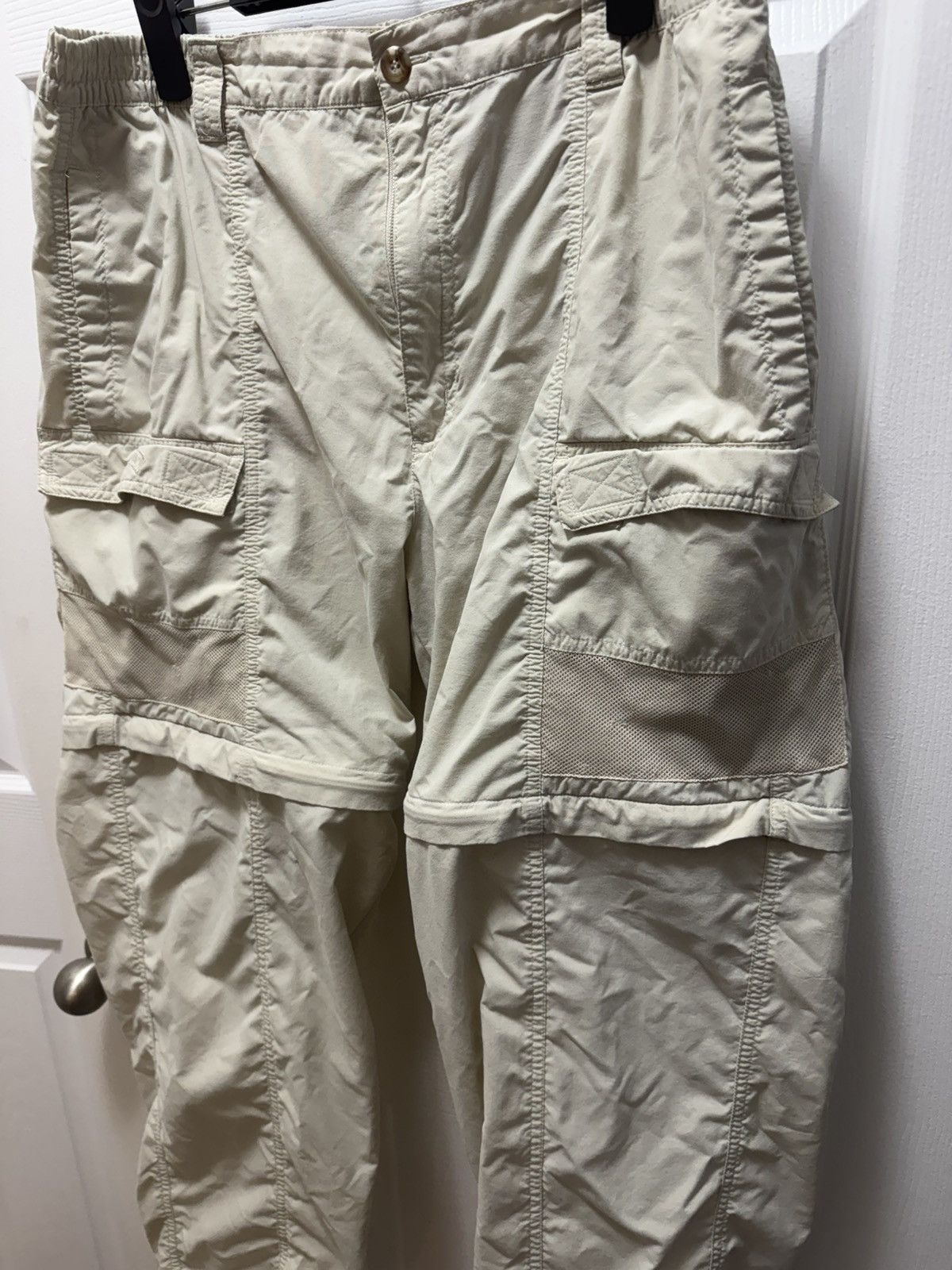 Field & Stream Field & Stream Nylon Military Hunting Pants Beige Vintage Size US 32 / EU 48 - 3 Thumbnail