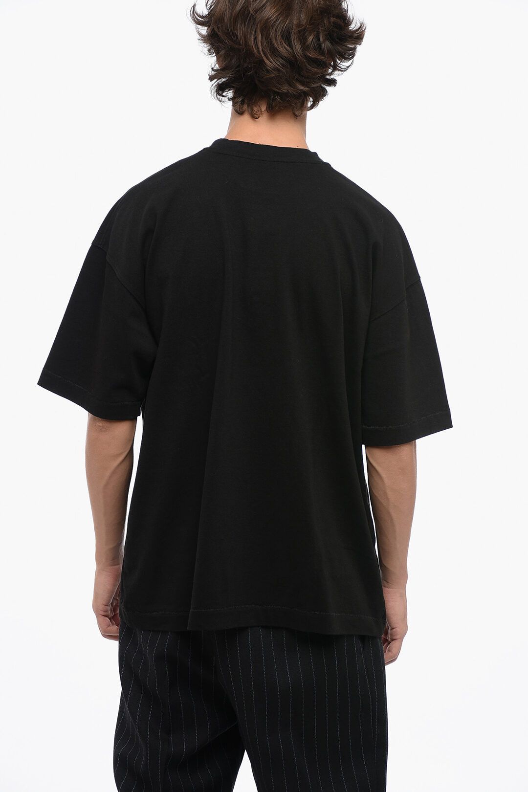 1989 STUDIO og1mm1024 Cotton Crewneck T-Shirt in Black Size US XL / EU 56 / 4 - 2 Thumbnail