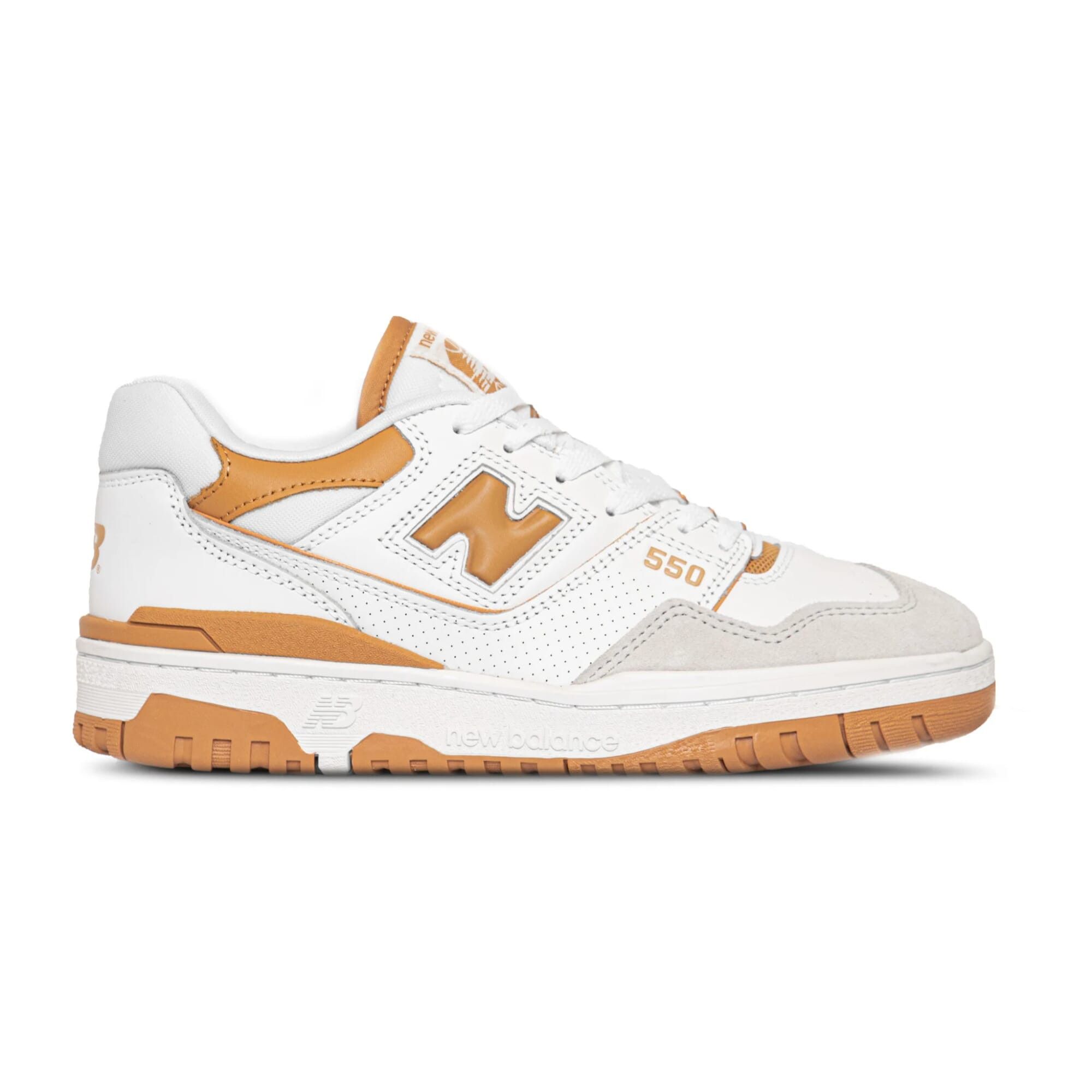 New Balance 550 White/Brown BB550LSC Size US 12 / EU 45 - 1 Thumbnail