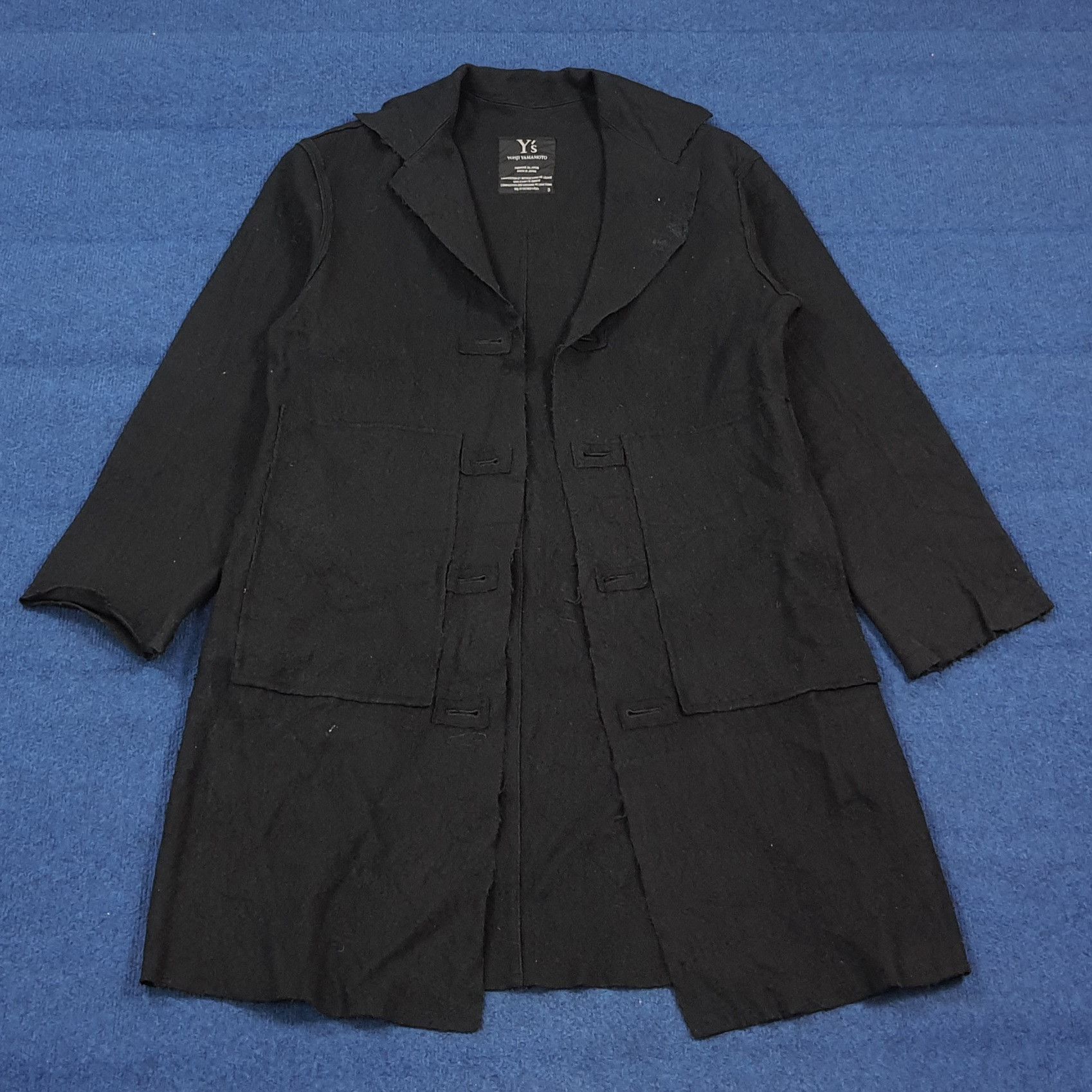 Yohji Yamamoto Y's Yohji Yamamoto Longline Blazer Wool Linen Cardigan Size US M / EU 48-50 / 2 - 1 Thumbnail