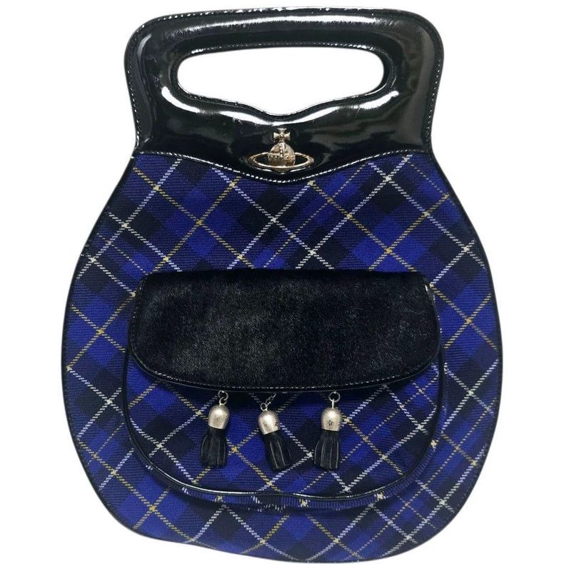 Vivienne Westwood Vivienne Westwood size os British checkered tote bag Size ONE SIZE - 1 Thumbnail