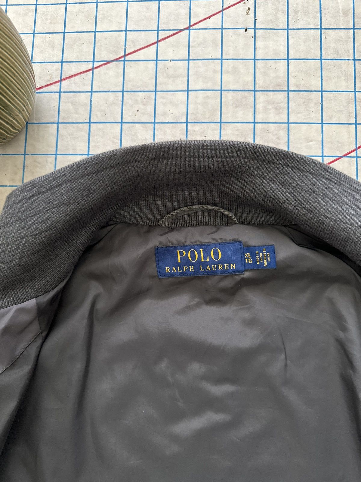 Polo Ralph Lauren Polo Ralph Lauren MA-1 Bomber Jacket Gray Size XL Mens Size US XL / EU 56 / 4 - 8 Thumbnail