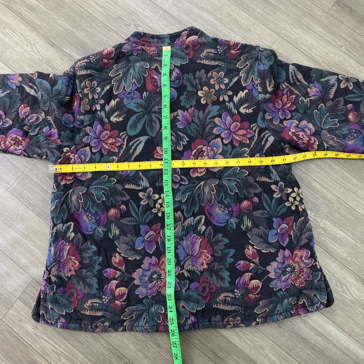 Yves Saint Laurent 1980s Vintage Yves Saint Lauren Florals YSL Boutique Blazers Size M / US 6-8 / IT 42-44 - 17 Thumbnail