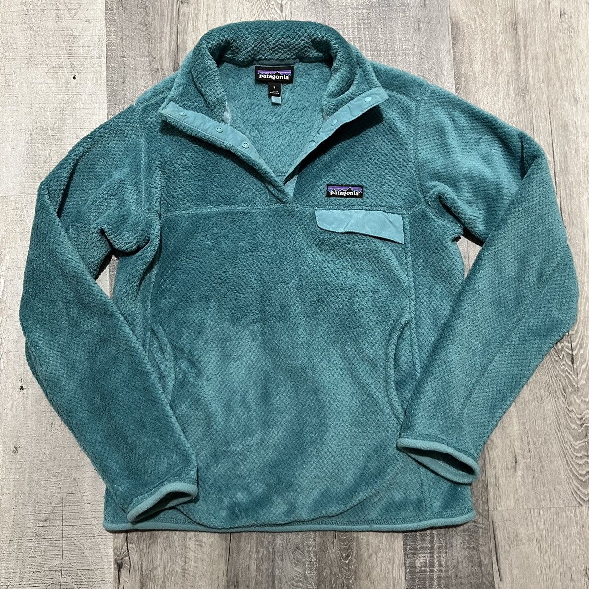 Patagonia Patagonia Re-Tool Snap-T Fleece Pullover Polartec Teal Blue Size S / US 4 / IT 40 - 1 Thumbnail