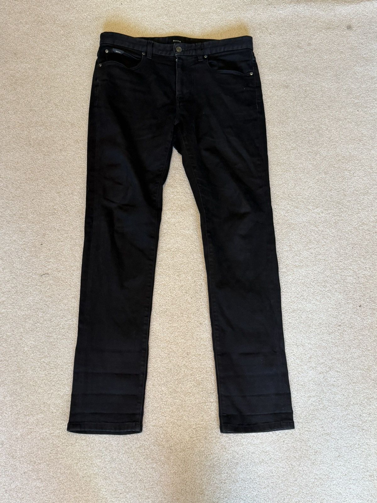 Z Zegna Zegna Black Slim Jeans Size US 32 / EU 48 - 1 Thumbnail