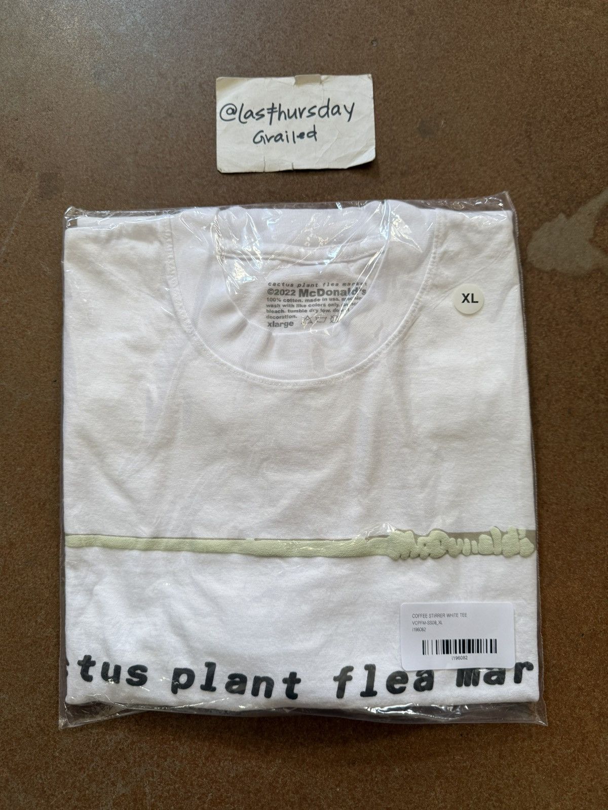 Cactus Plant Flea Market CPFM x McDonald's Coffee Stirrer