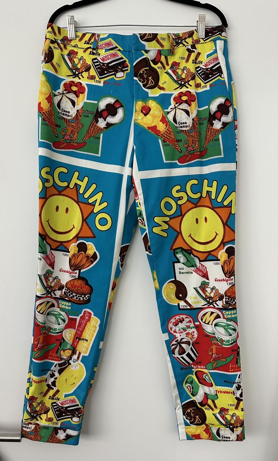 Moschino Moschino Ice Cream Sun Print Pants Size 32 Very Cool Print! Size US 32 / EU 48 - 1 Thumbnail