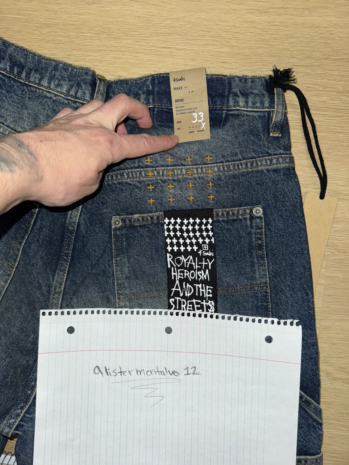 Ksubi Ksubi Baggy Jeans Size US 33 - 3 Thumbnail