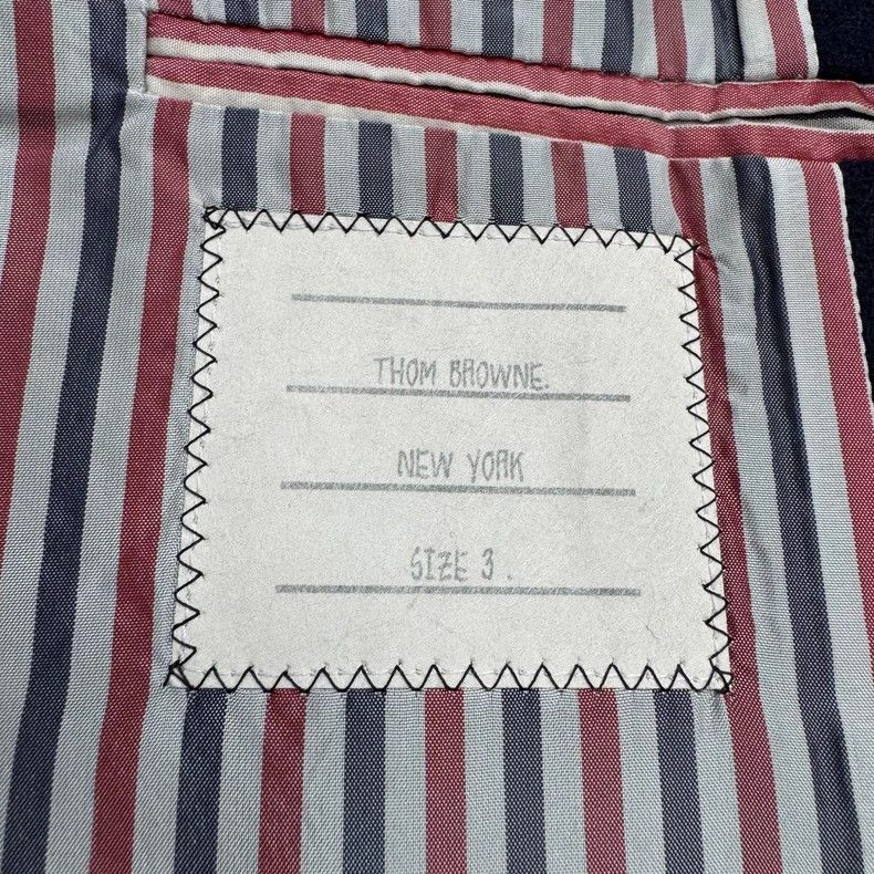 Thom Browne Thom Browne size3 A wool patchwork coat Size US L / EU 52-54 / 3 - 3 Thumbnail
