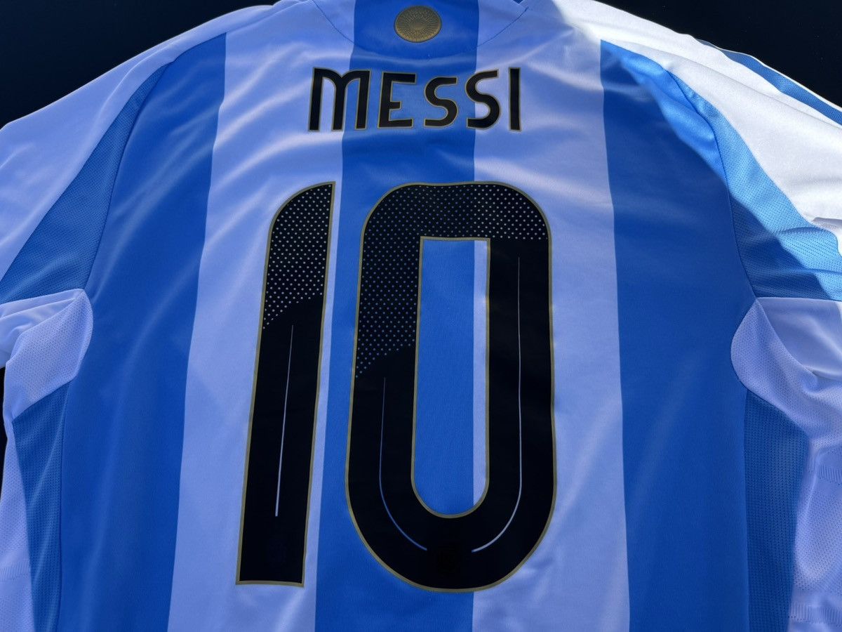 Adidas Adidas Argentina Soccer Jersey Messi 10 Size US L / EU 52-54 / 3 - 10 Thumbnail