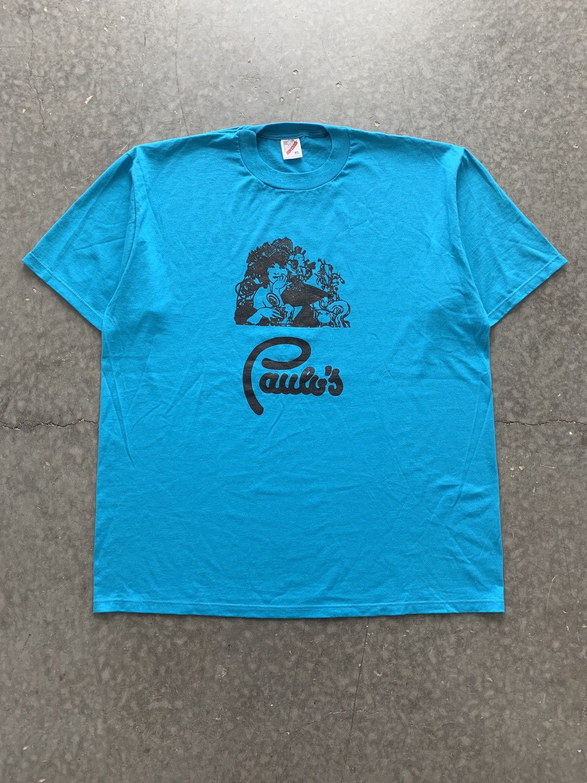 Vintage Vintage 90s Paulos Pub Graphic Tee Size US XL / EU 56 / 4 - 1 Thumbnail
