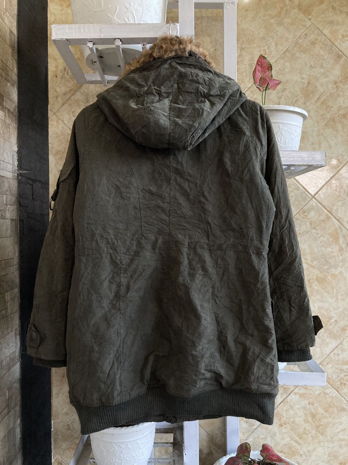 If Six Was Nine C’ESTBIEN! VOUS Vtg Bondage Bono Fur Apocalypse Cargo Jacket Size US M / EU 48-50 / 2 - 3 Thumbnail