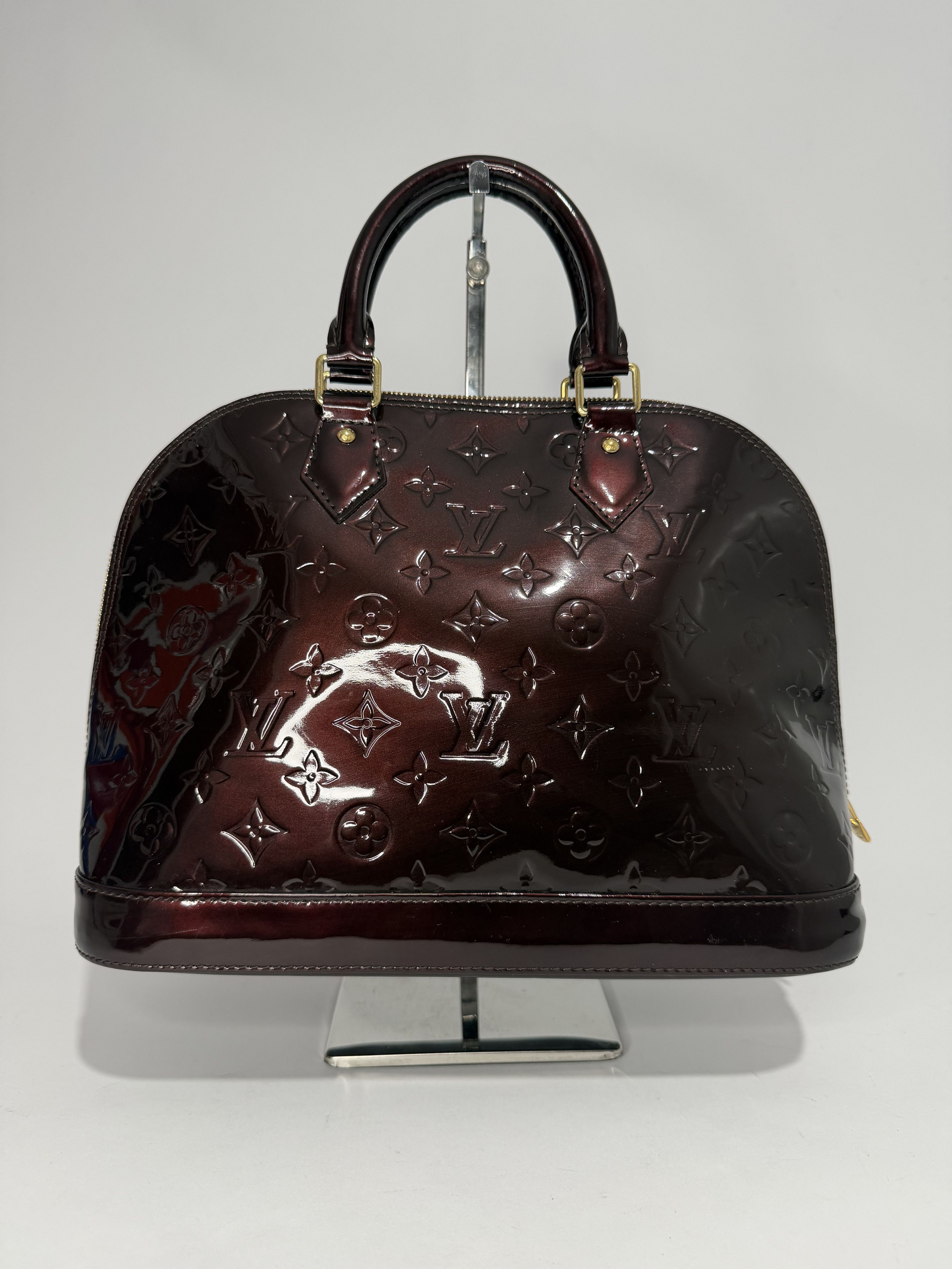 Louis Vuitton Louis Vuitton Amarante Monogram Vernis Alma PM Bag Size ONE SIZE - 1 Thumbnail