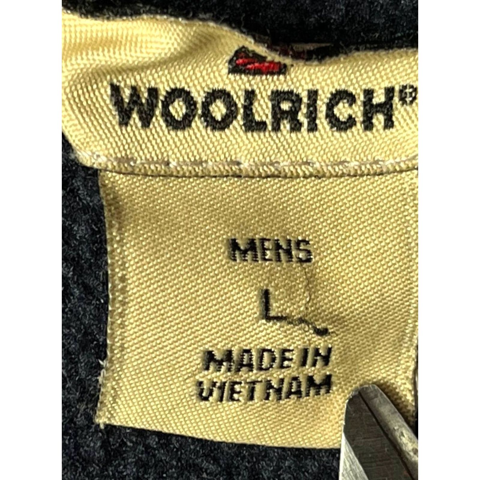 Vintage VINTAGE Woolrich Jacket Men L Blue Full Zip Fleece Collared Woolen Mills 90s USA Windbreaker Size US L / EU 52-54 / 3 - 6 Thumbnail