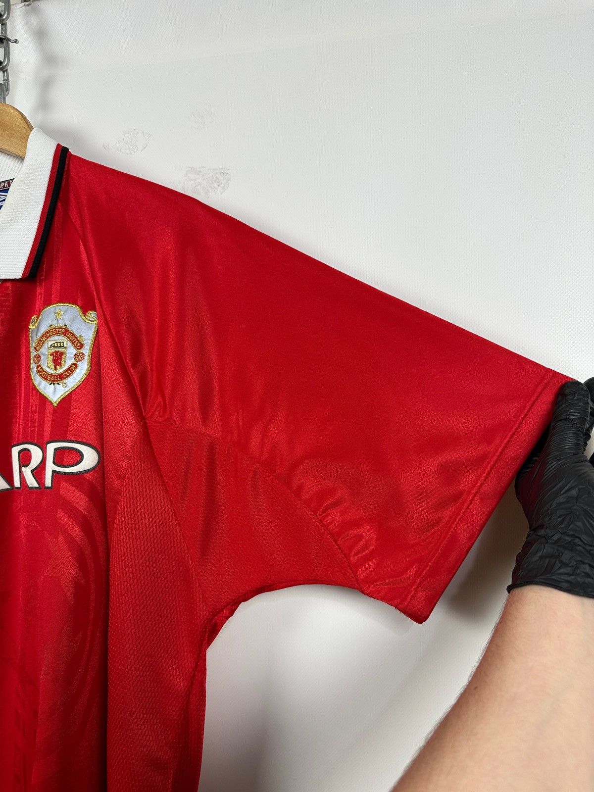 Umbro Vintage 1997-2000 Umbro Manchester United Rare Soccer Jersey Size US XXL / EU 58 / 5 - 7 Thumbnail