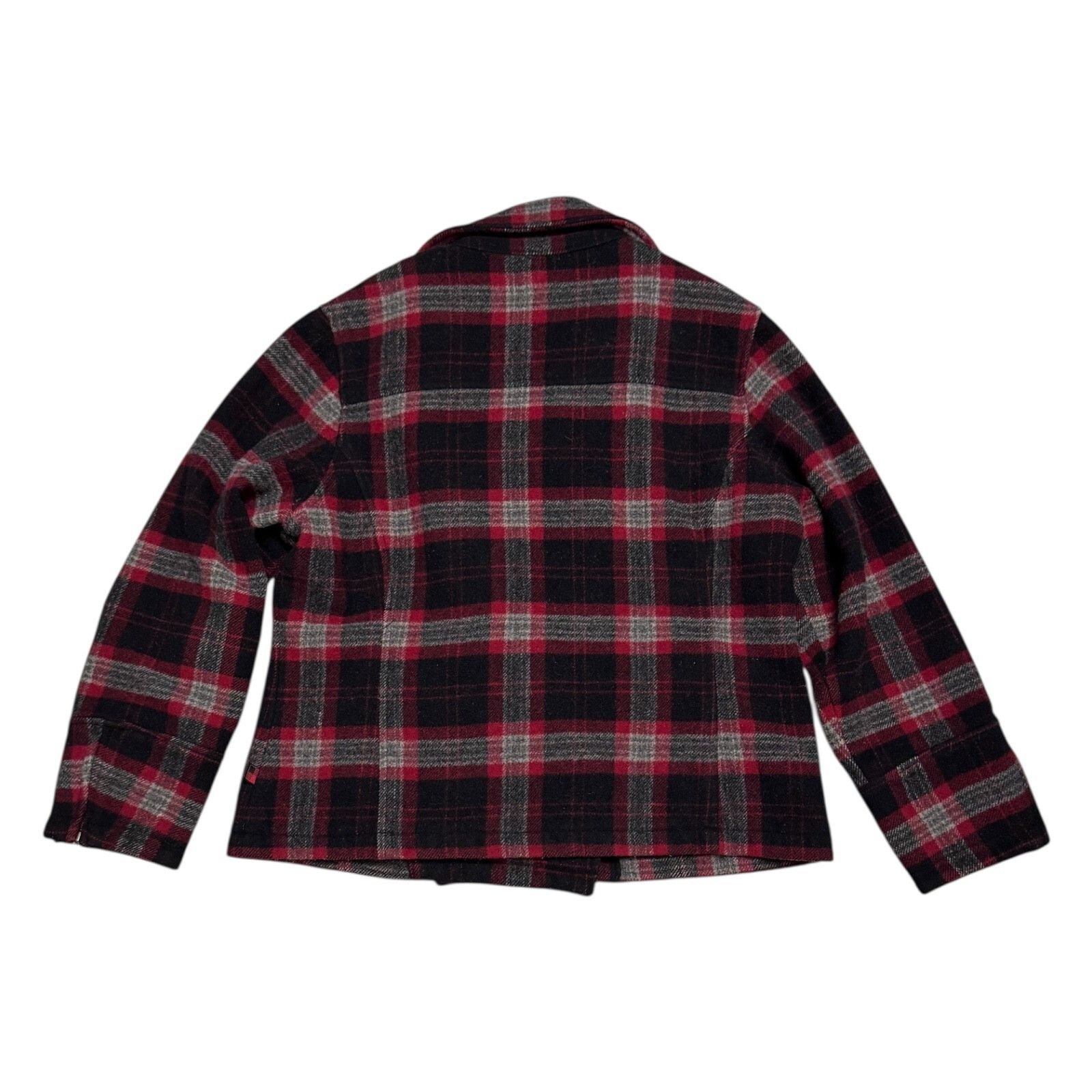 Woolrich Woolen Mills WOOLRICH Plaid Wool Business Casual PeaCoat Jacket Medium Size M / US 6-8 / IT 42-44 - 2 Thumbnail