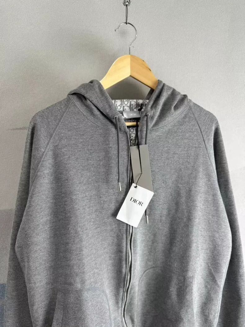 Dior Dior Gray Hooded Zip-2505 Size US L / EU 52-54 / 3 - 4 Thumbnail