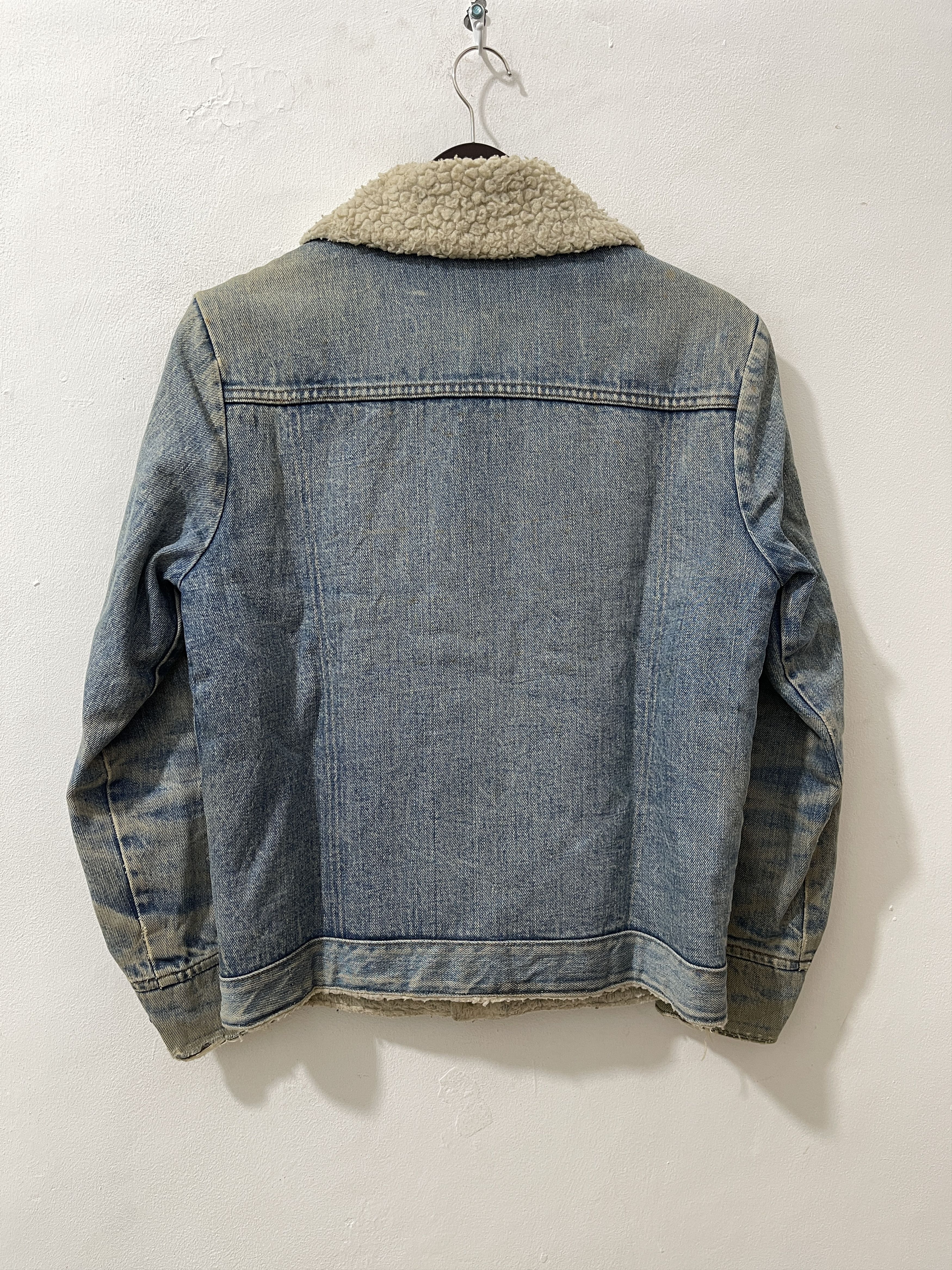 Levi's Vintage Clothing Thrashed 70s Levis Denim Rust Saddleman Jacket Size US S / EU 44-46 / 1 - 11 Thumbnail