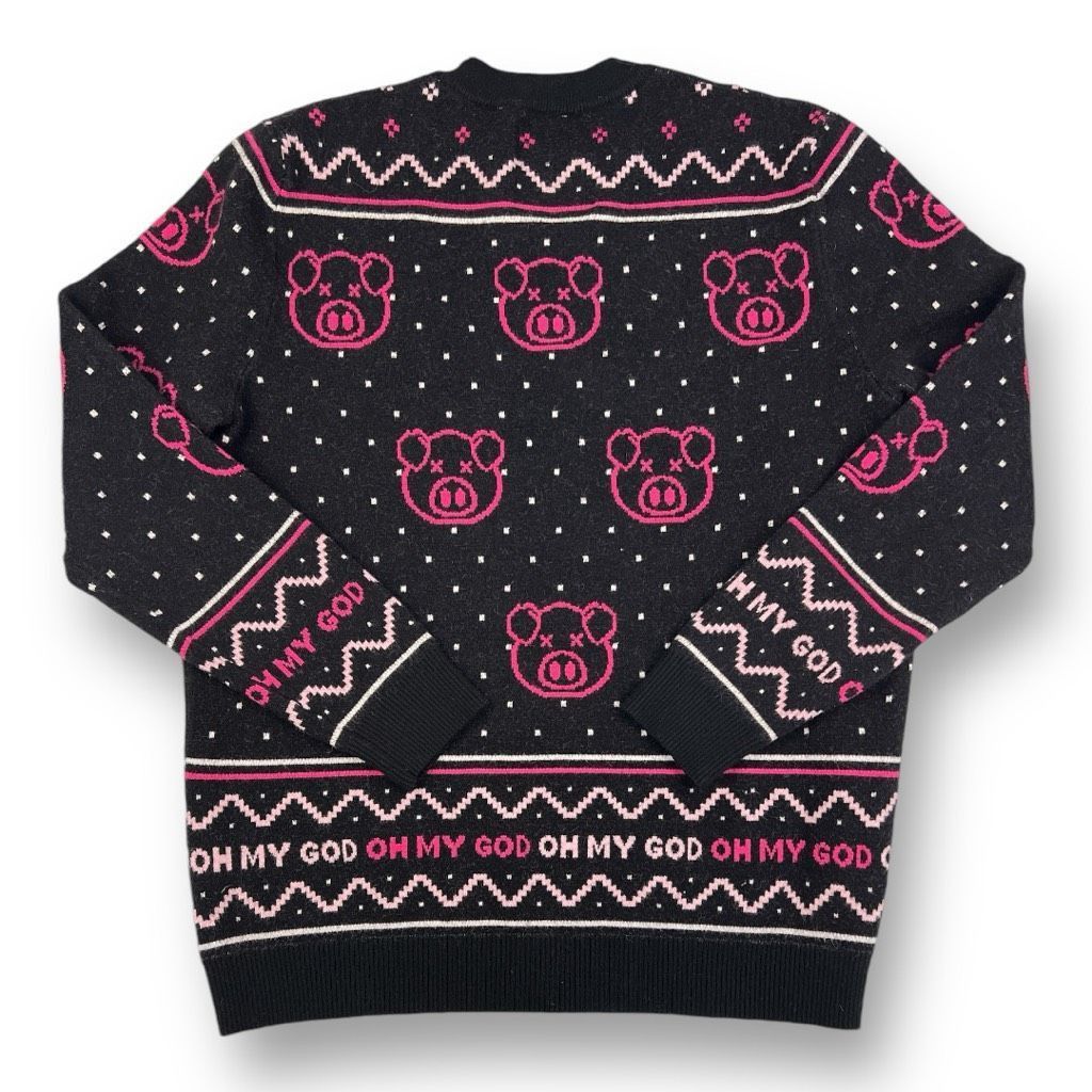 Other Shane Dawson Killer Merch Pig Oh My God Pig Sweater Pink Bla Size L / US 10 / IT 46 - 6 Thumbnail