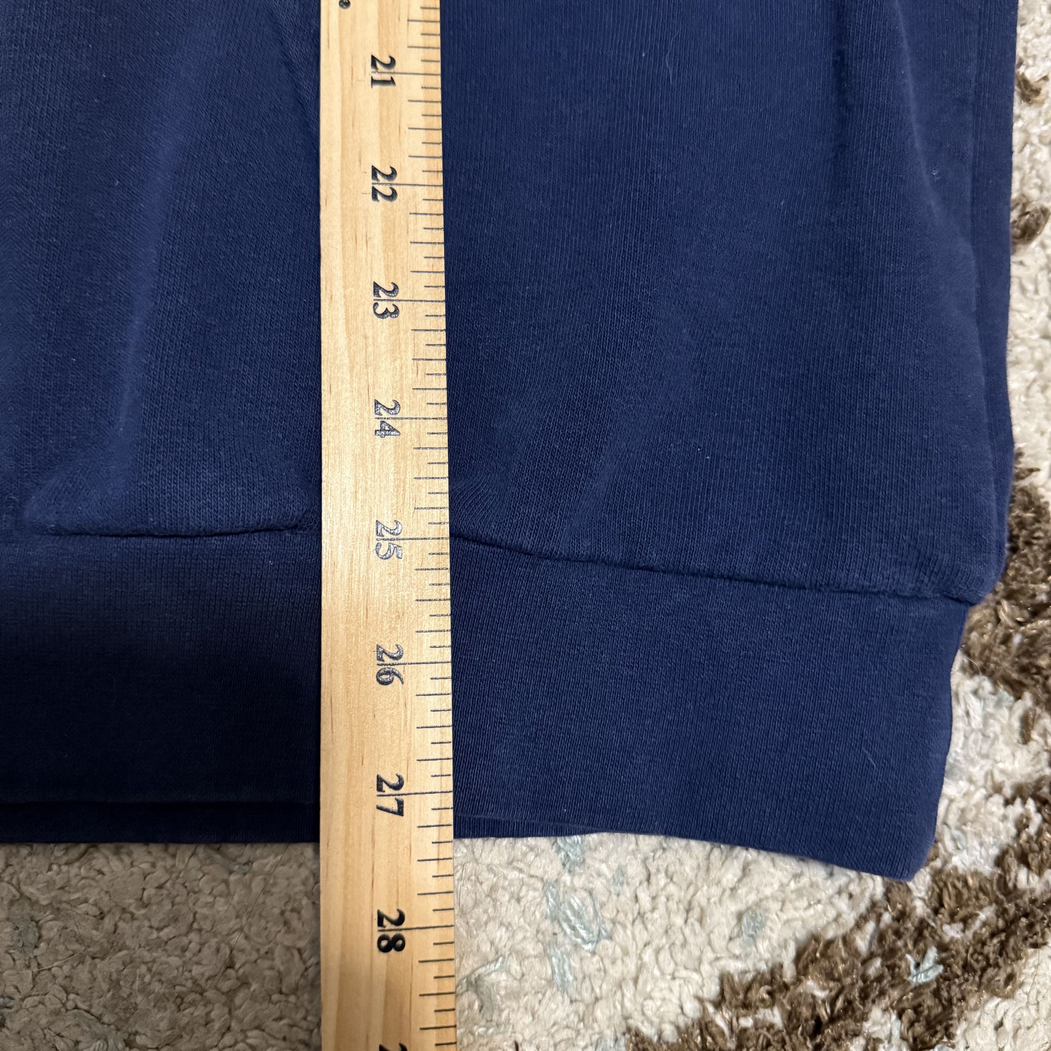 Nike × Vintage Vintage Nike Spellout Hoodie Size XL Navy Y2K Boxy Fit Size US XL / EU 56 / 4 - 7 Thumbnail