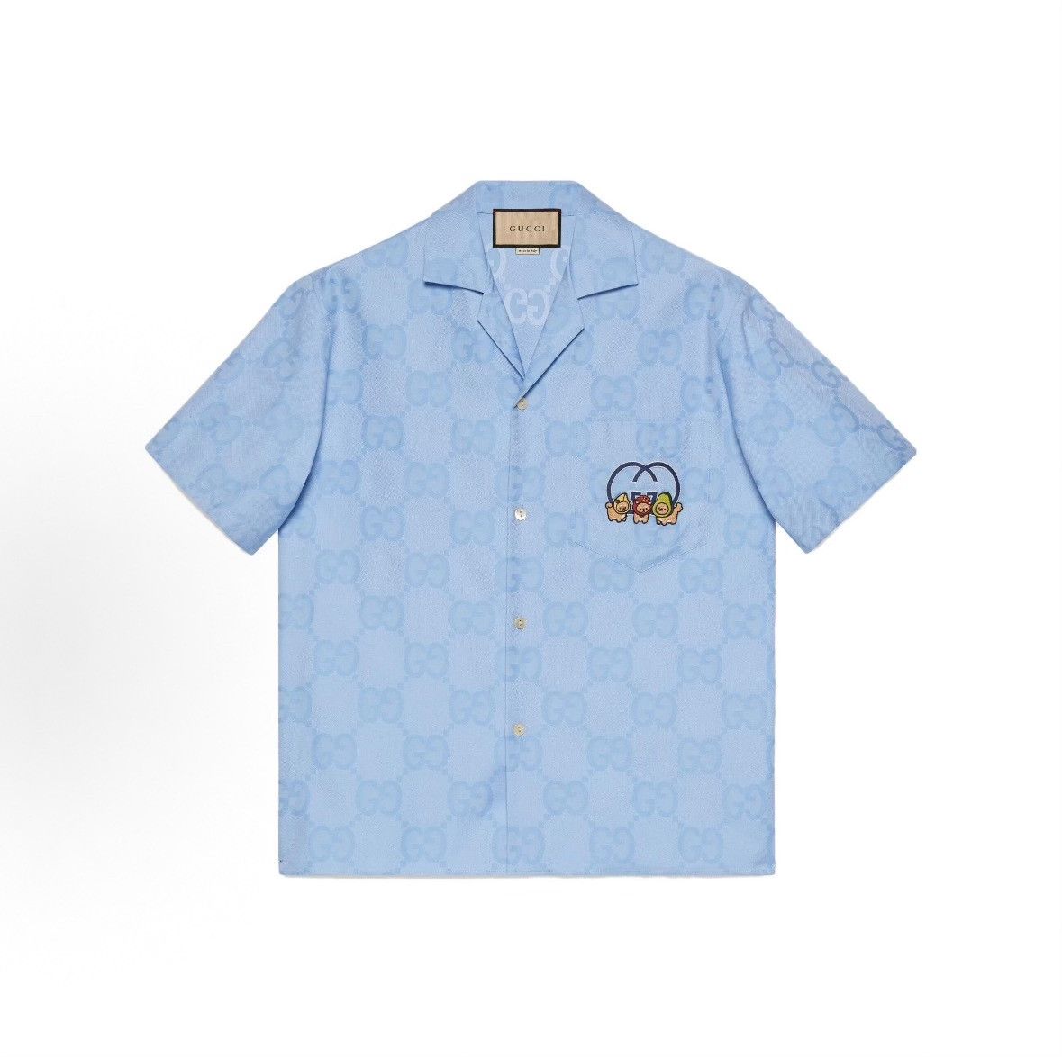 Gucci Gucci GG Monogram Patch Short Sleeve Shirt 46 Size US S / EU 44-46 / 1 - 1 Thumbnail