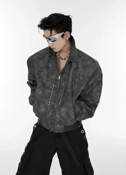 Japanese Brand Norika x Reika Streetwear Motorcycle Zipper Loose Jacket Size US M / EU 48-50 / 2 - 5 Thumbnail