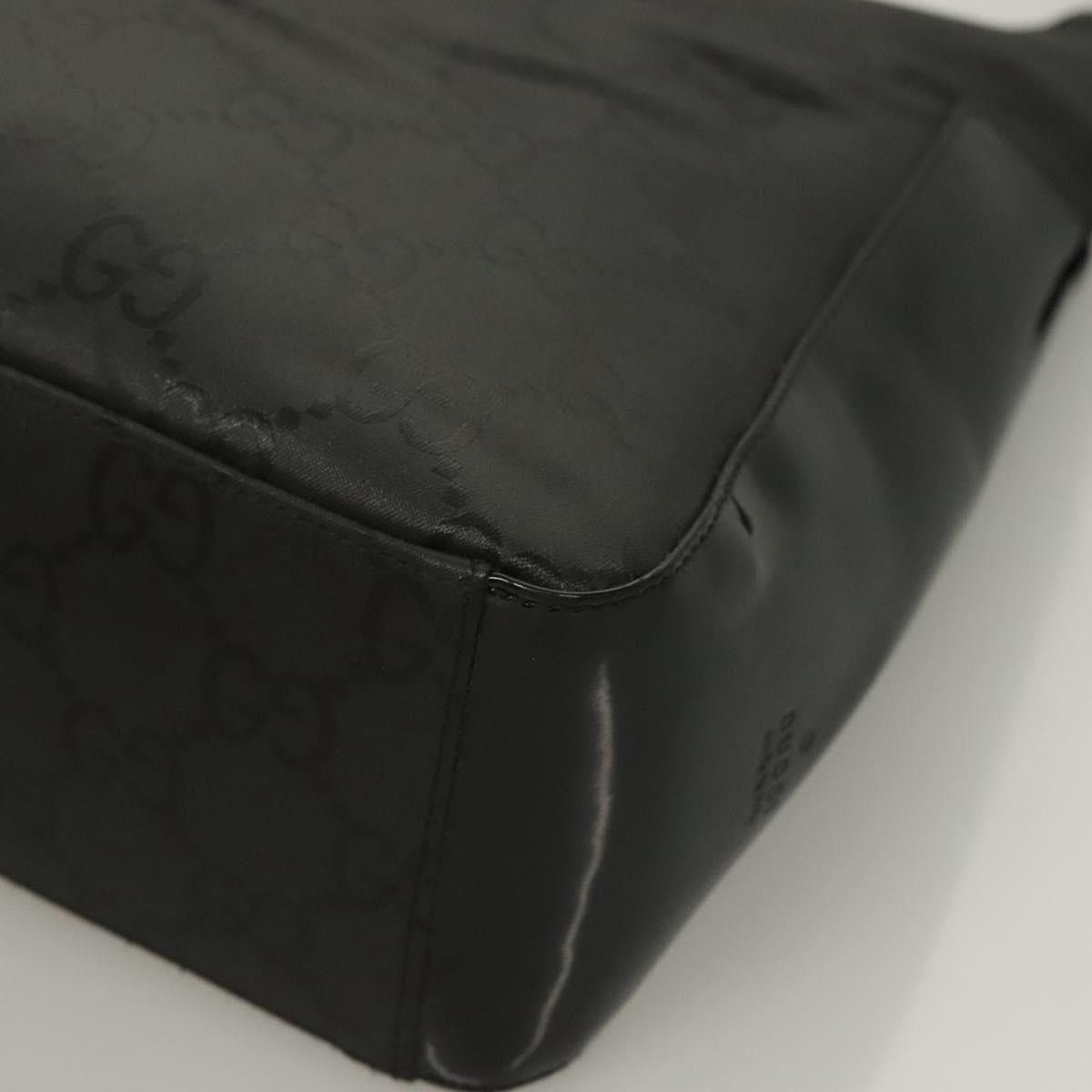 Gucci GUCCI GG Canvas Shoulder Bag Nylon Outlet Black Silver Size ONE SIZE - 11 Thumbnail