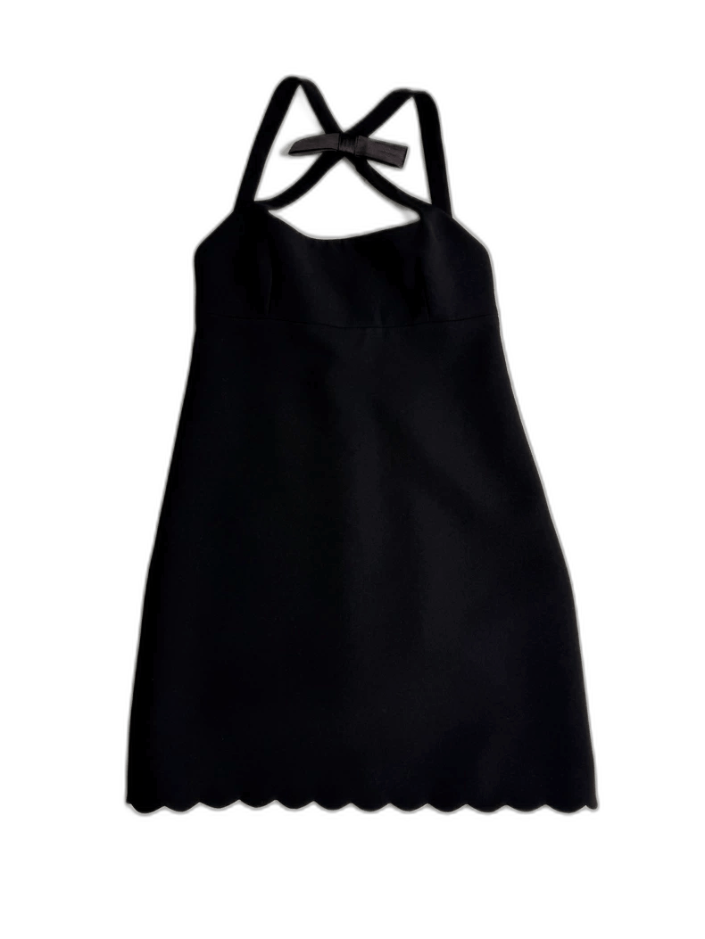 Prada MiuMiu Black Bow Sleeveless Dress Size 40 Size M / US 6-8 / IT 42-44 - 1 Thumbnail