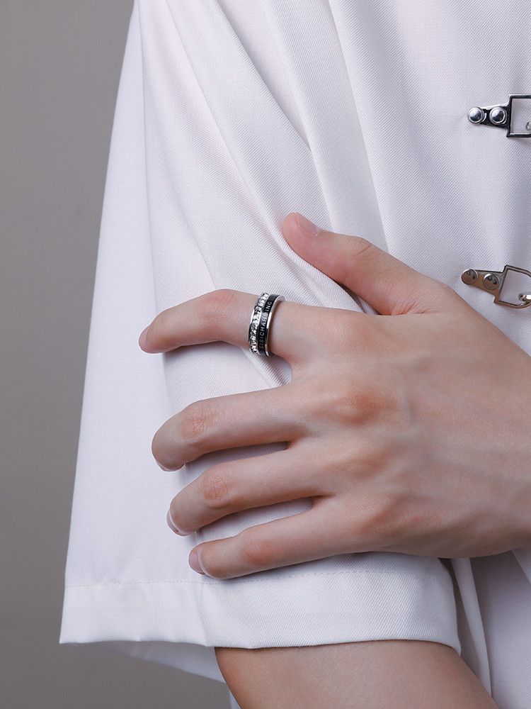 Jewelry New Trend Jewelry Rings Open Size Chrome Ring (Size 7-13) Size ONE SIZE - 4 Thumbnail