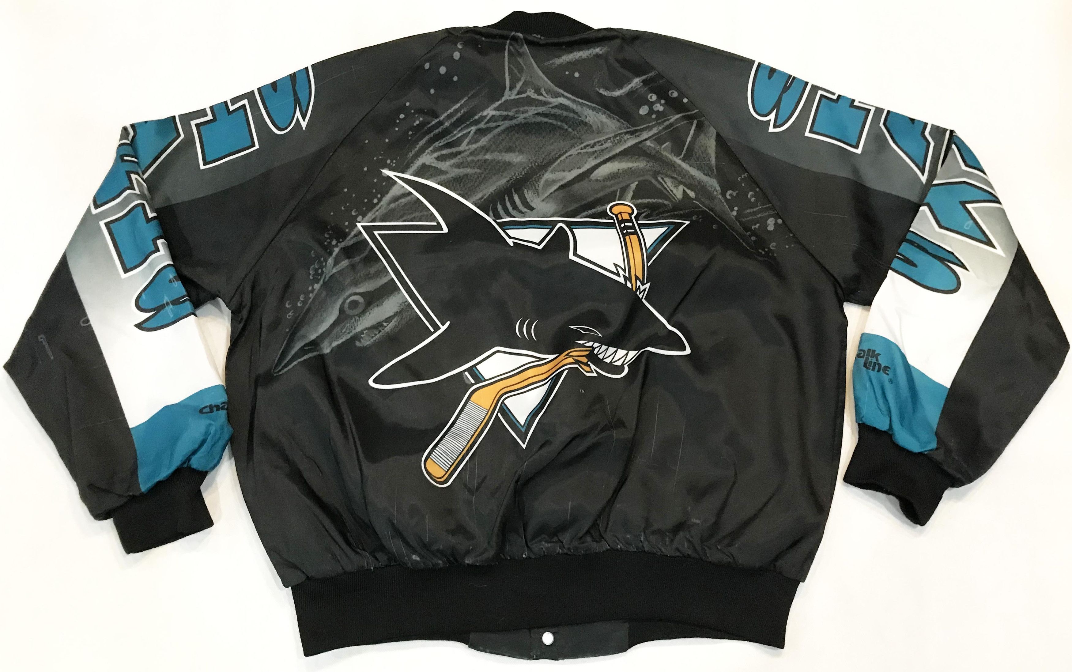 image of Chalk Line Nhl San Jose Sharks Fanimation Jacket, Men's (Size Large)