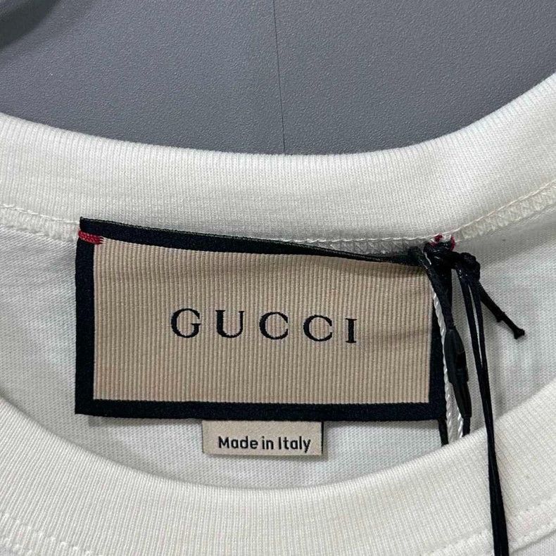 Gucci Gucci Decorated with interlocking white short sleeves Size US XL / EU 56 / 4 - 5 Thumbnail