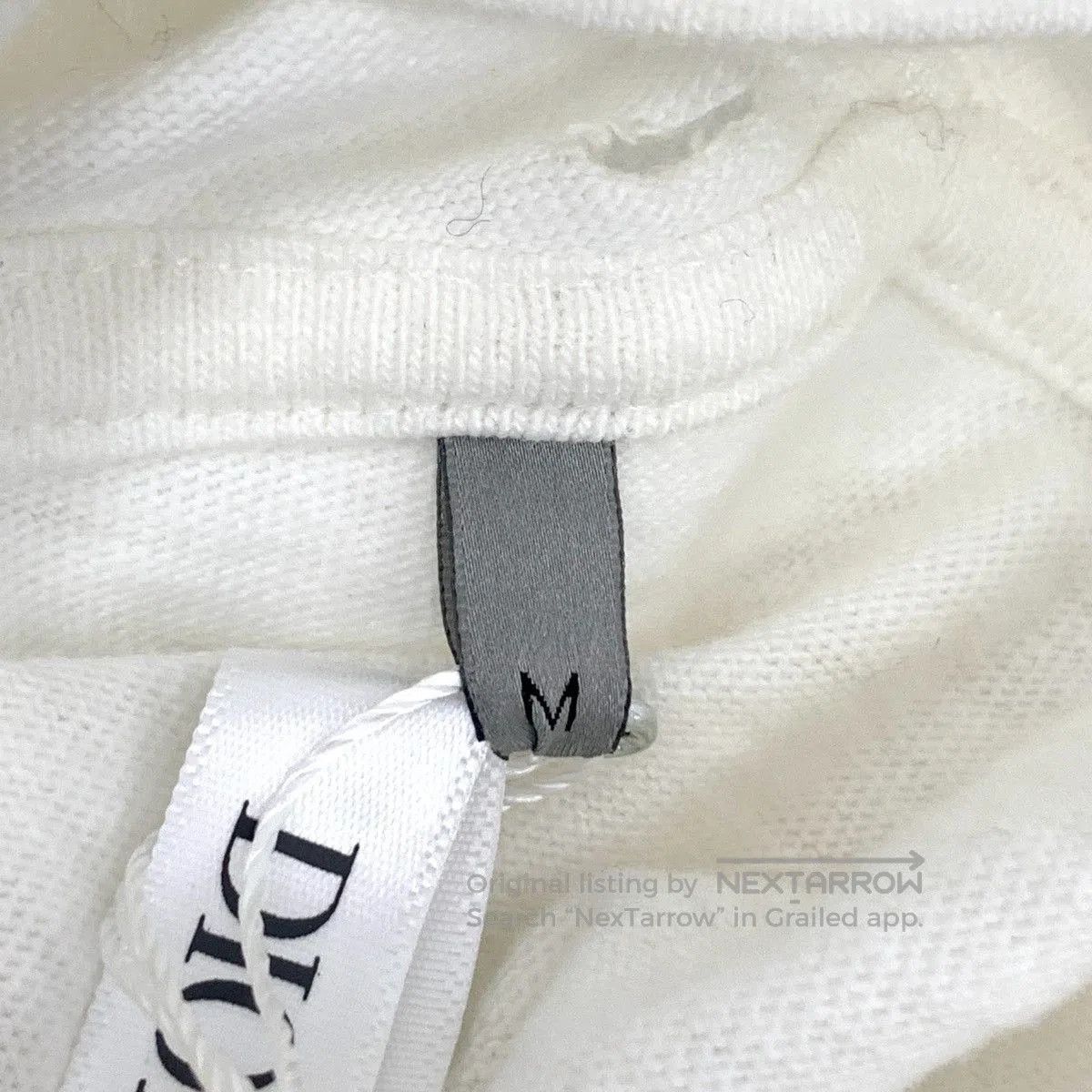 Dior White Distressed Short. Size US M / EU 48-50 / 2 - 6 Thumbnail