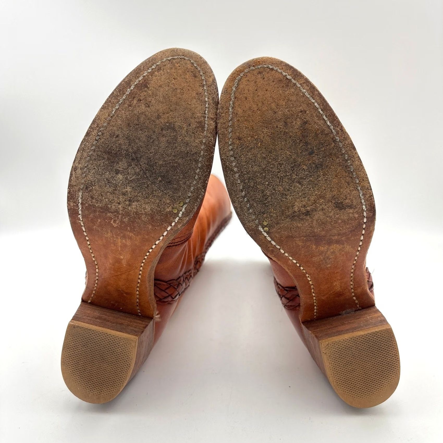 Vintage VINTAGE Capezio Boots Women's 5.5 M Brown Braided Campus 70s Size US 6 / IT 36 - 7 Thumbnail