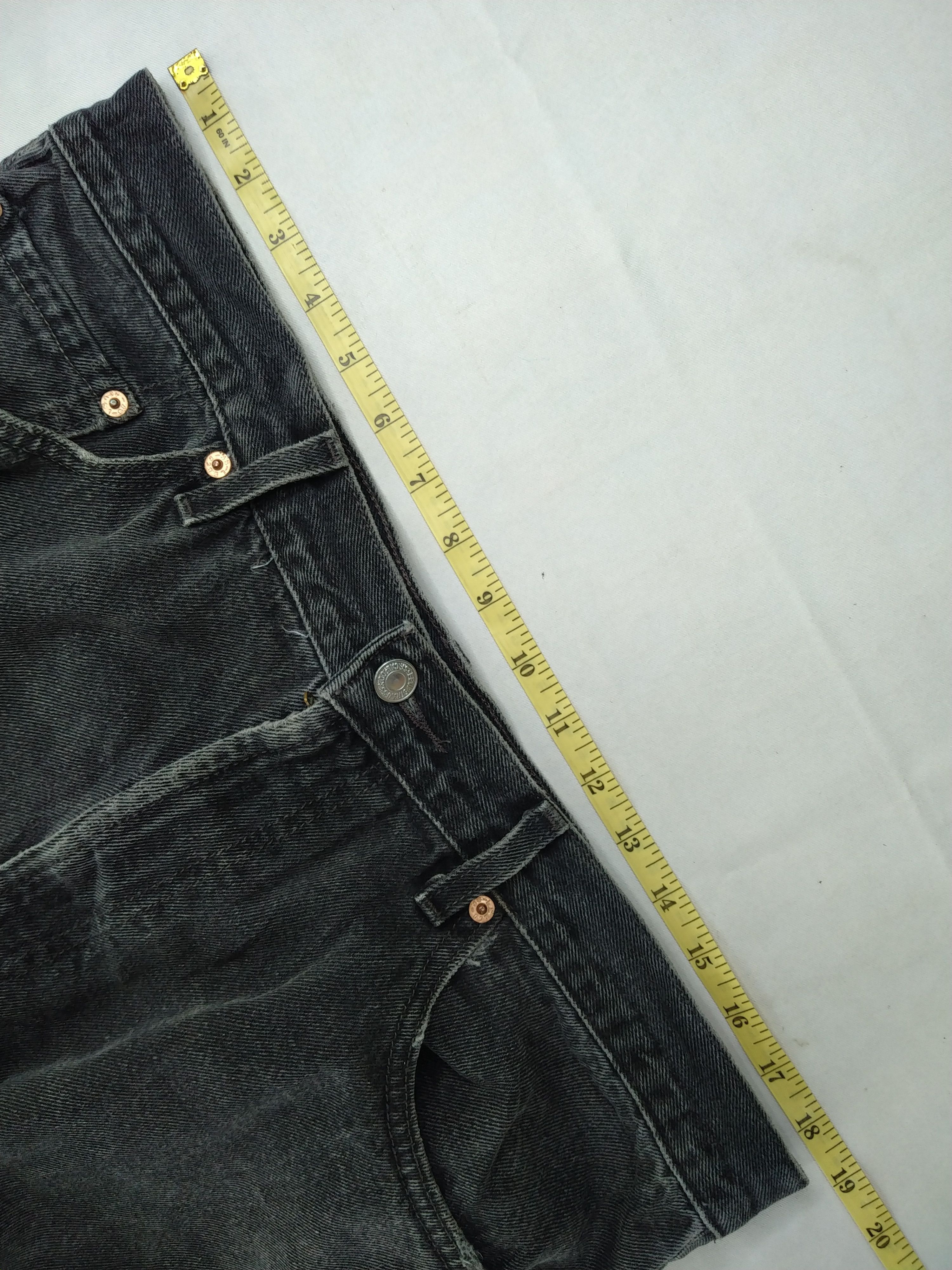 Japanese Brand Vintage Black Levi's 550 Relaxed Fit Denim 37x30.5 -JN112 Size US 37 - 14 Thumbnail