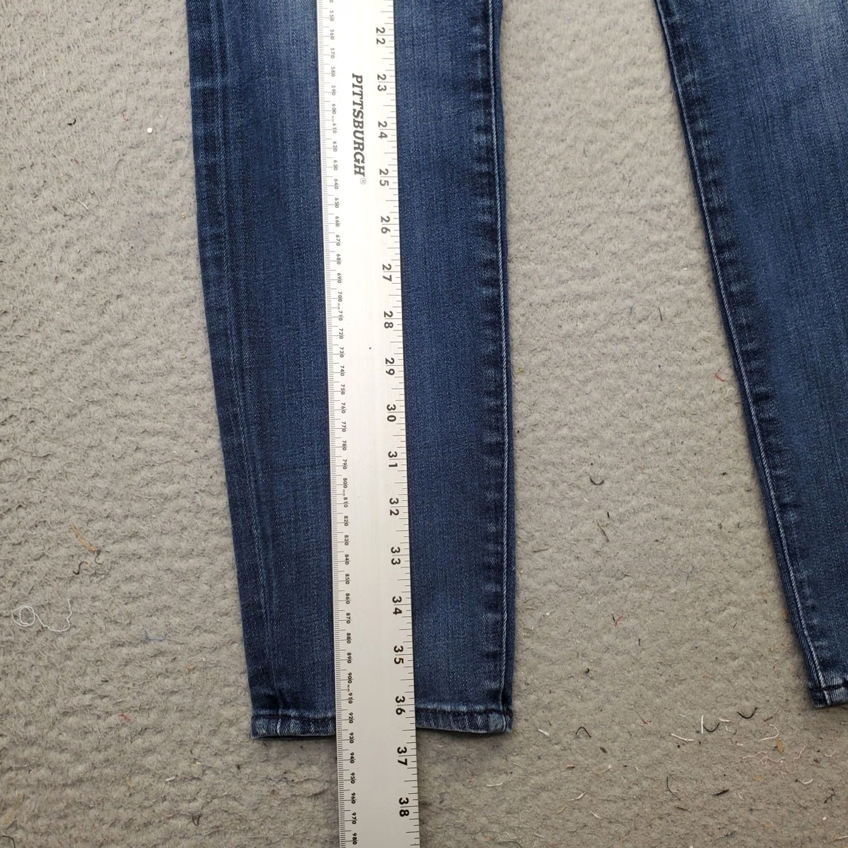Lucky Brand Lucky Brand Skinny Jeans Womens 4 Blue Denim Hayden Slim Fit 5-Pocket Size 4 27 Inseam 28" Color Blue (Medium Wash) 1990s? Size 27" / US 4 / IT 40 - 3 Thumbnail