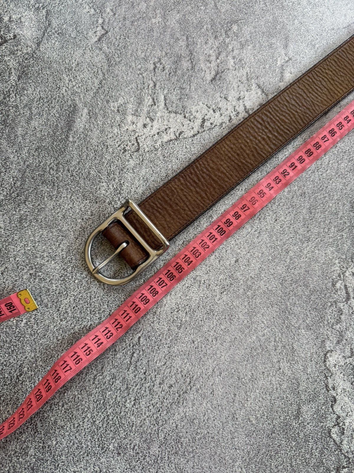 Polo Ralph Lauren × Vintage Polo Ralph Lauren brown leather belt biker cowboy casual Size ONE SIZE - 17 Thumbnail