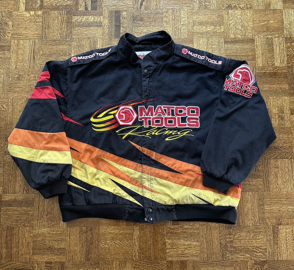 Vintage Vintage Y2K Matco Tools Racing Embroidered Jacket Coat Size US XL / EU 56 / 4 - 1 Thumbnail