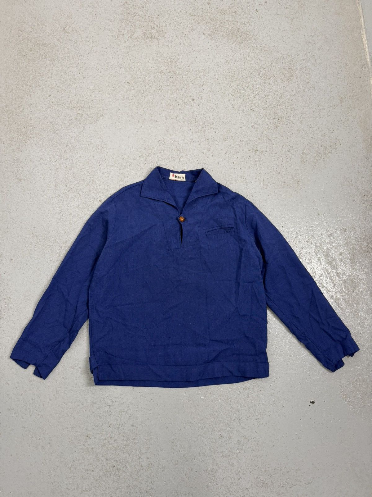 Vintage Vintage 1970 Smock Fisherman Deadstock Cotton Shirt Size US M / EU 48-50 / 2 - 1 Thumbnail