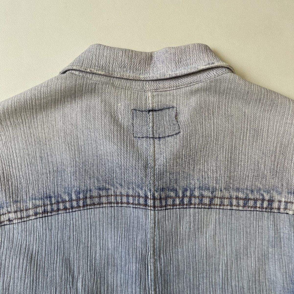 Our Legacy Trompe-l'œil Pleated Denim Print Shirt Size US M / EU 48-50 / 2 - 17 Thumbnail