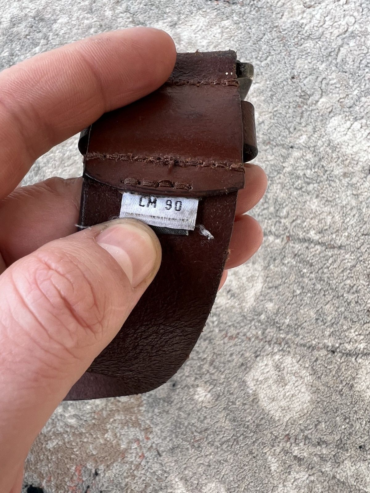 Diesel Y2K Diesel Vintage Leather Belt Size ONE SIZE - 10 Thumbnail