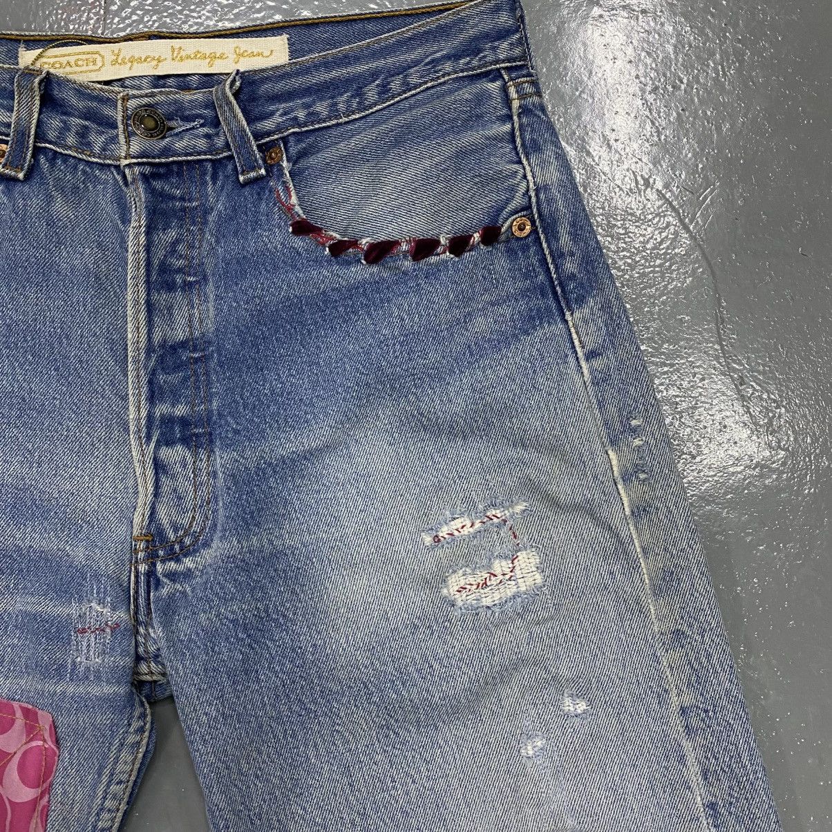 Coach Archive Coach Legacy Vintage Jeans Patchwork Sample Rare Size US 31 - 7 Thumbnail