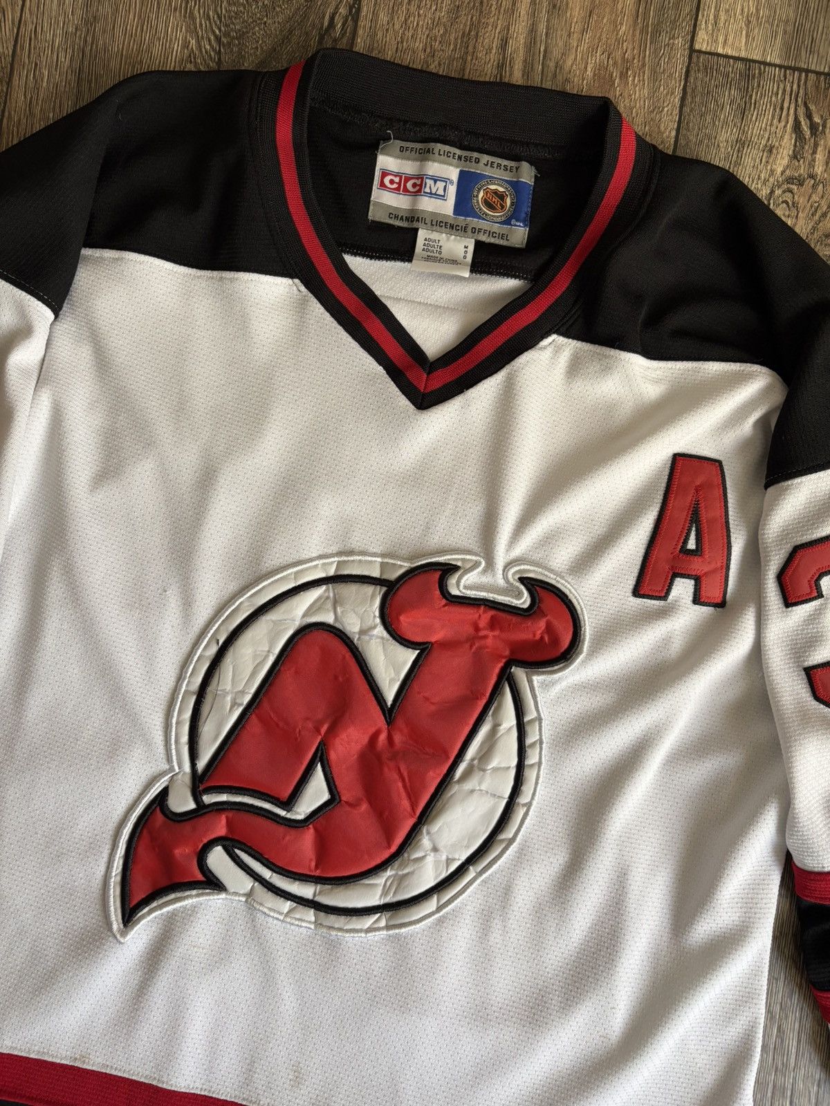 Ccm CCM New Jersey Devils Vintage Hockey NHL Jersey #30 Brodeur Size US M / EU 48-50 / 2 - 2 Thumbnail