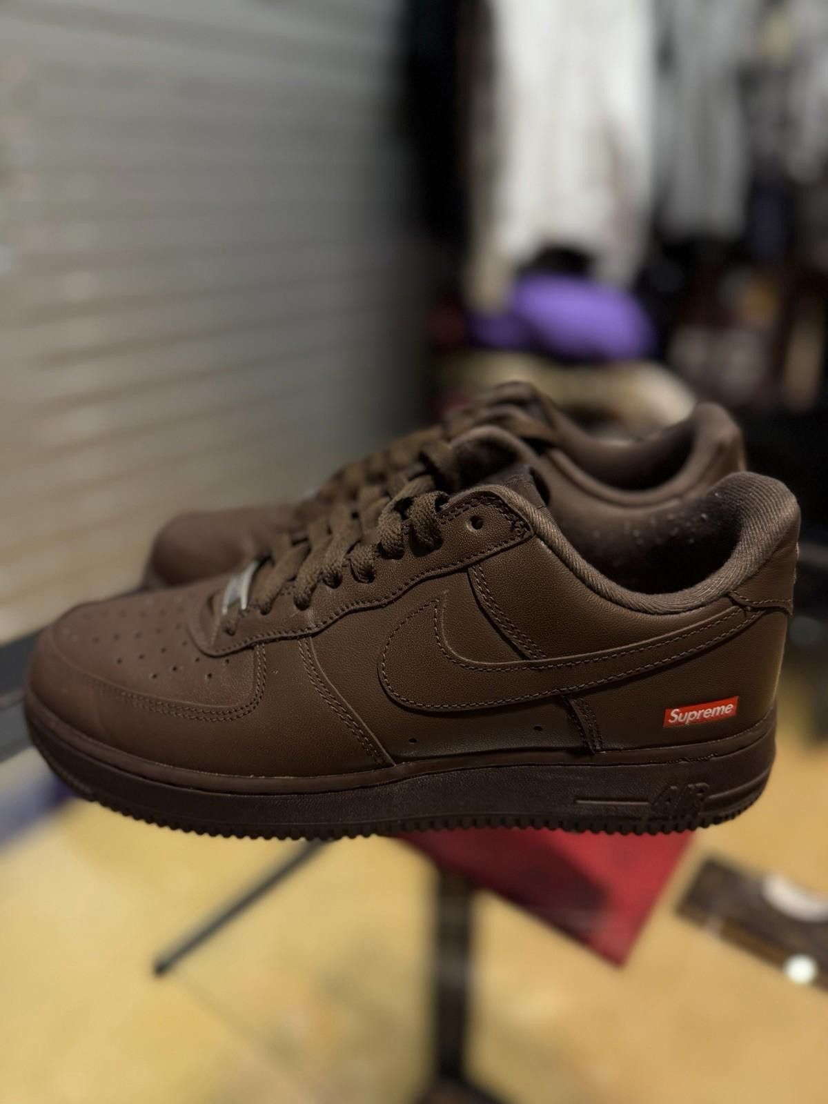 Nike Size 8- Nike Air Force 1 Low x Supreme Baroque Brown 2023 Size US 8 / EU 41 - 7 Thumbnail