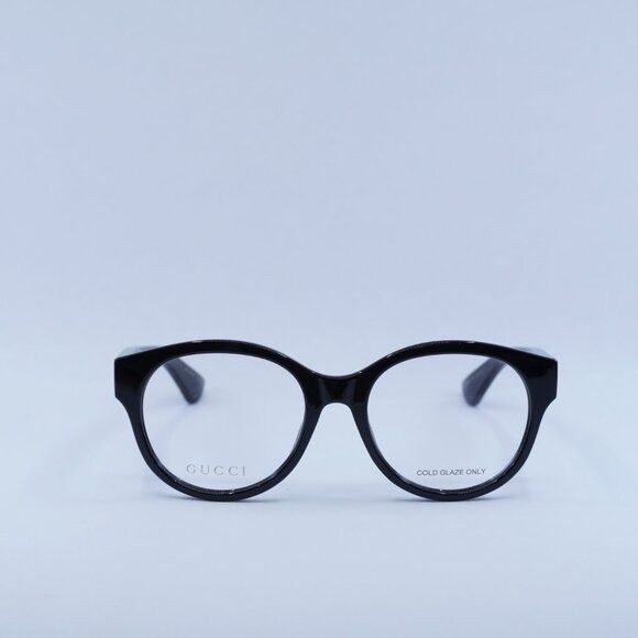 Gucci 🕶️ New Gucci GG1580O 001 Eyeglasses - Shiny Black Frame Size ONE SIZE - 2 Thumbnail
