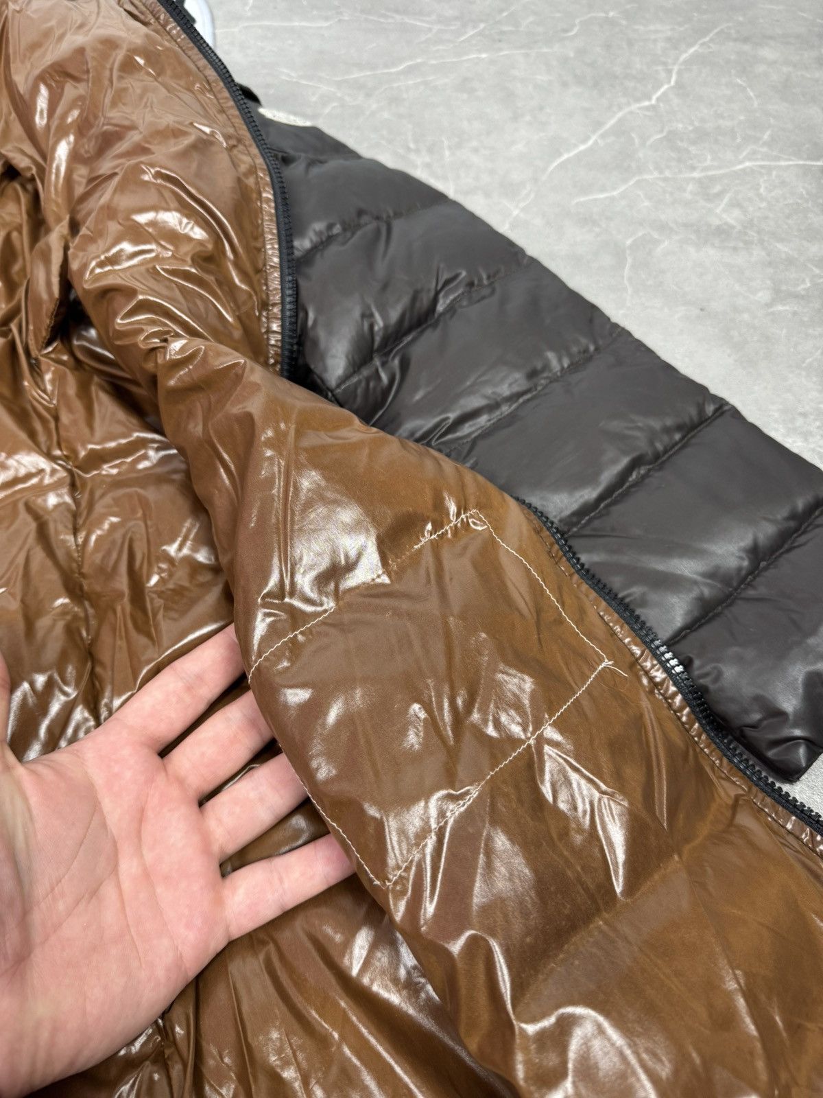 Moncler Moncler Down Coat Puffer Schoko Braun Vintage Size M Rare Size M / US 6-8 / IT 42-44 - 15 Thumbnail
