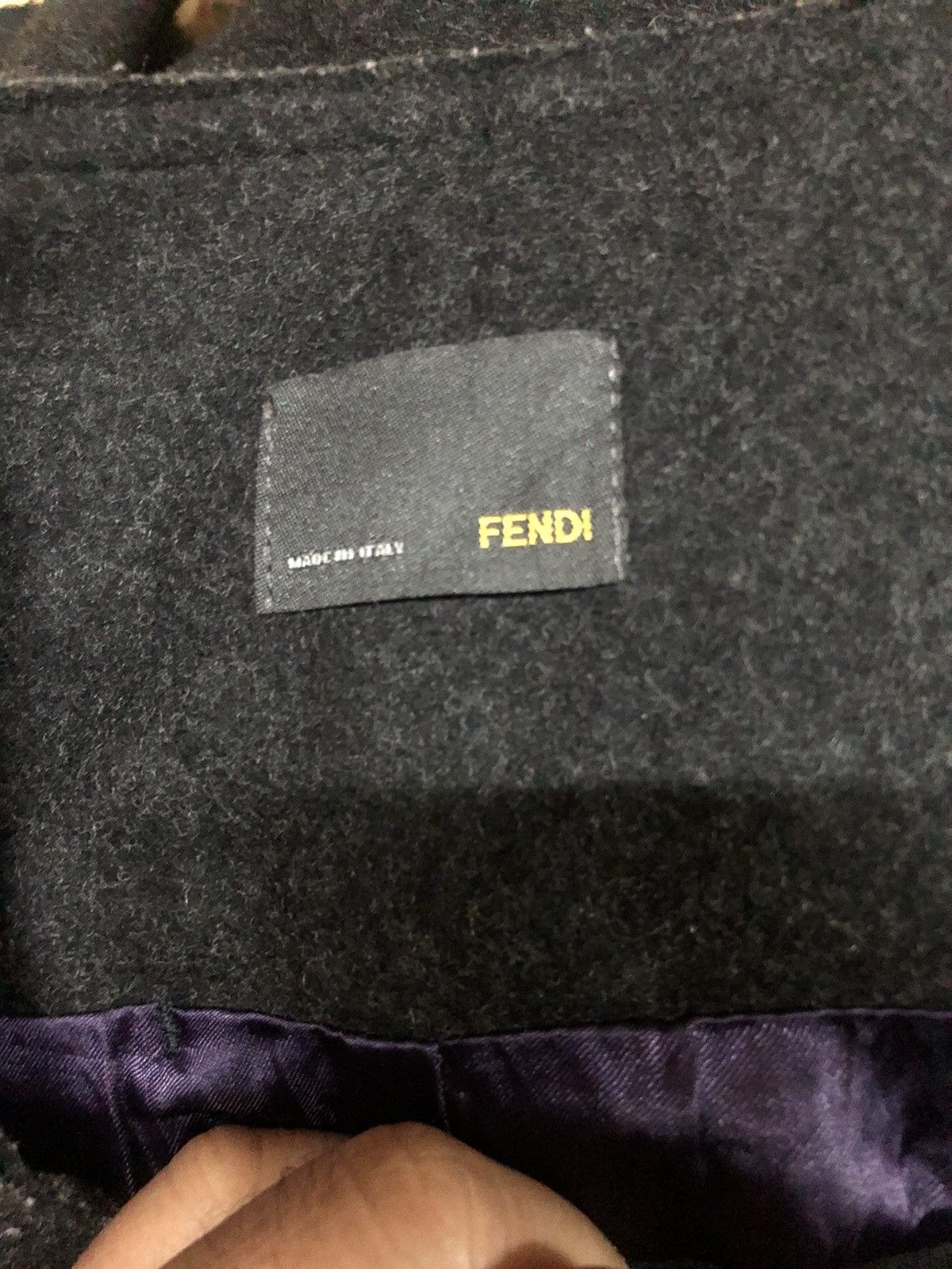 Fendi Authentic Fendi Wool Skirt Size 26" / US 2 / IT 38 - 3 Thumbnail