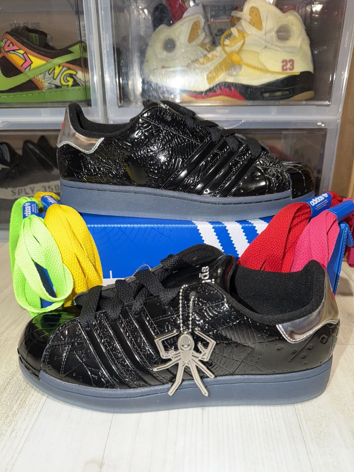 Adidas Adidas Superstar Sp5der Black Size US 10 / EU 43 - 2 Thumbnail