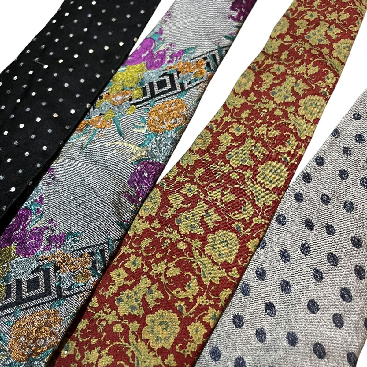 Givenchy × Issey Miyake × Versace Lot of 4 Designer Italian Silk Size ONE SIZE - 6 Thumbnail