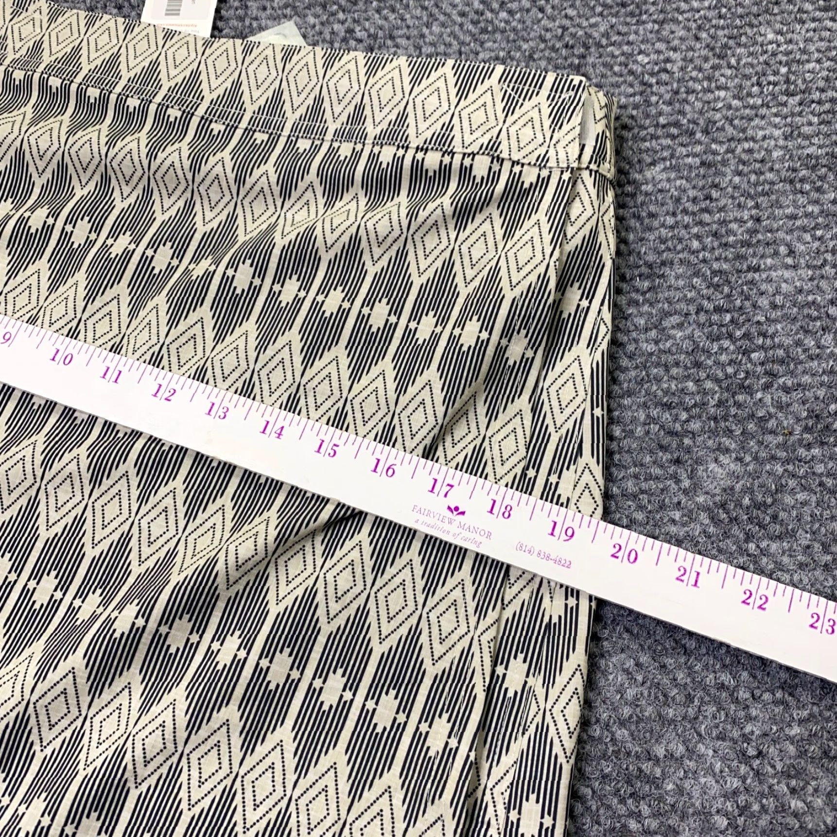 Vintage VINTAGE RipSkirt Hawaii Womens Wrap Skirt Medium Westend Black & Tan Geometric Pattern Geometric Size 32" / US 10 / IT 46 - 6 Thumbnail